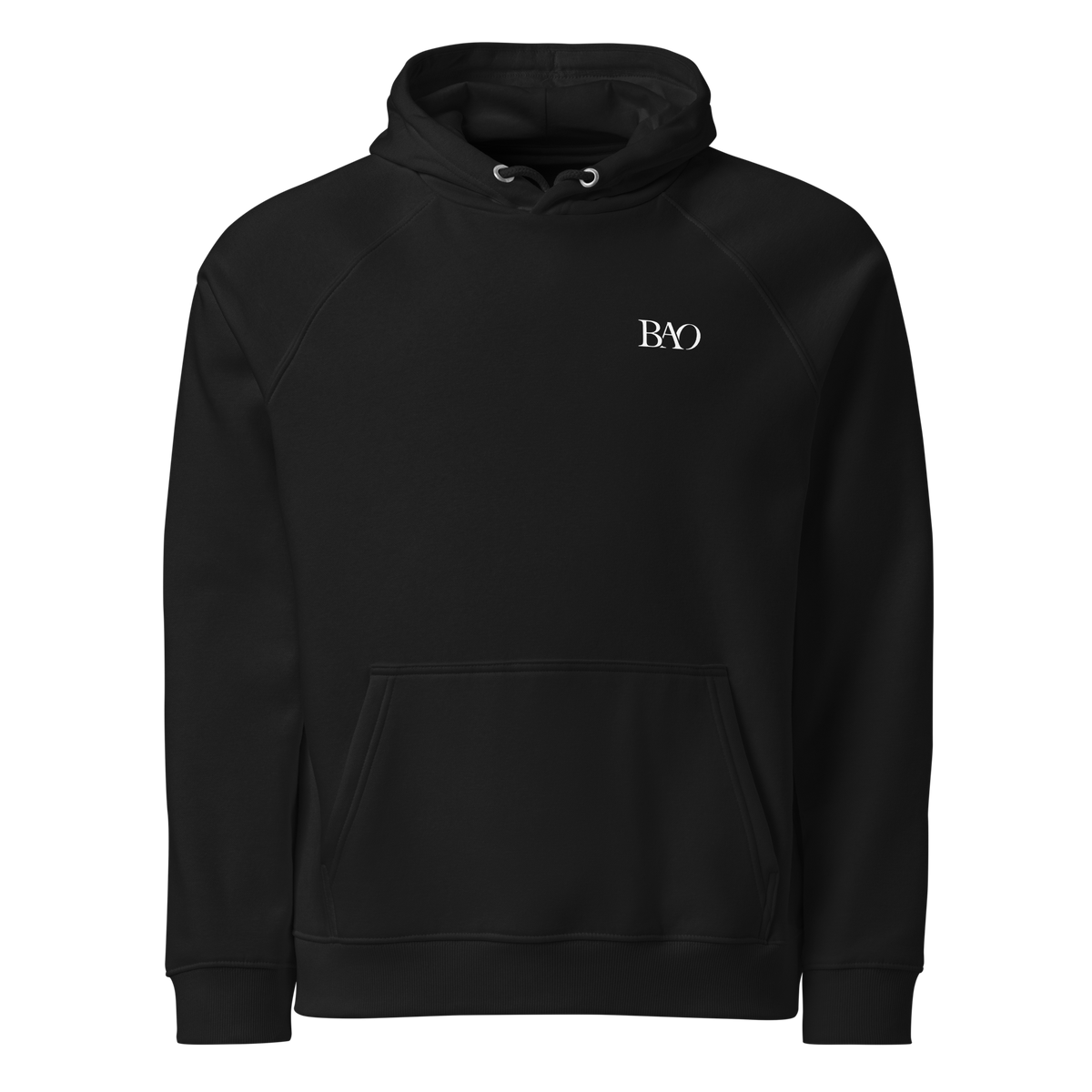 Monogram Hoodie Black