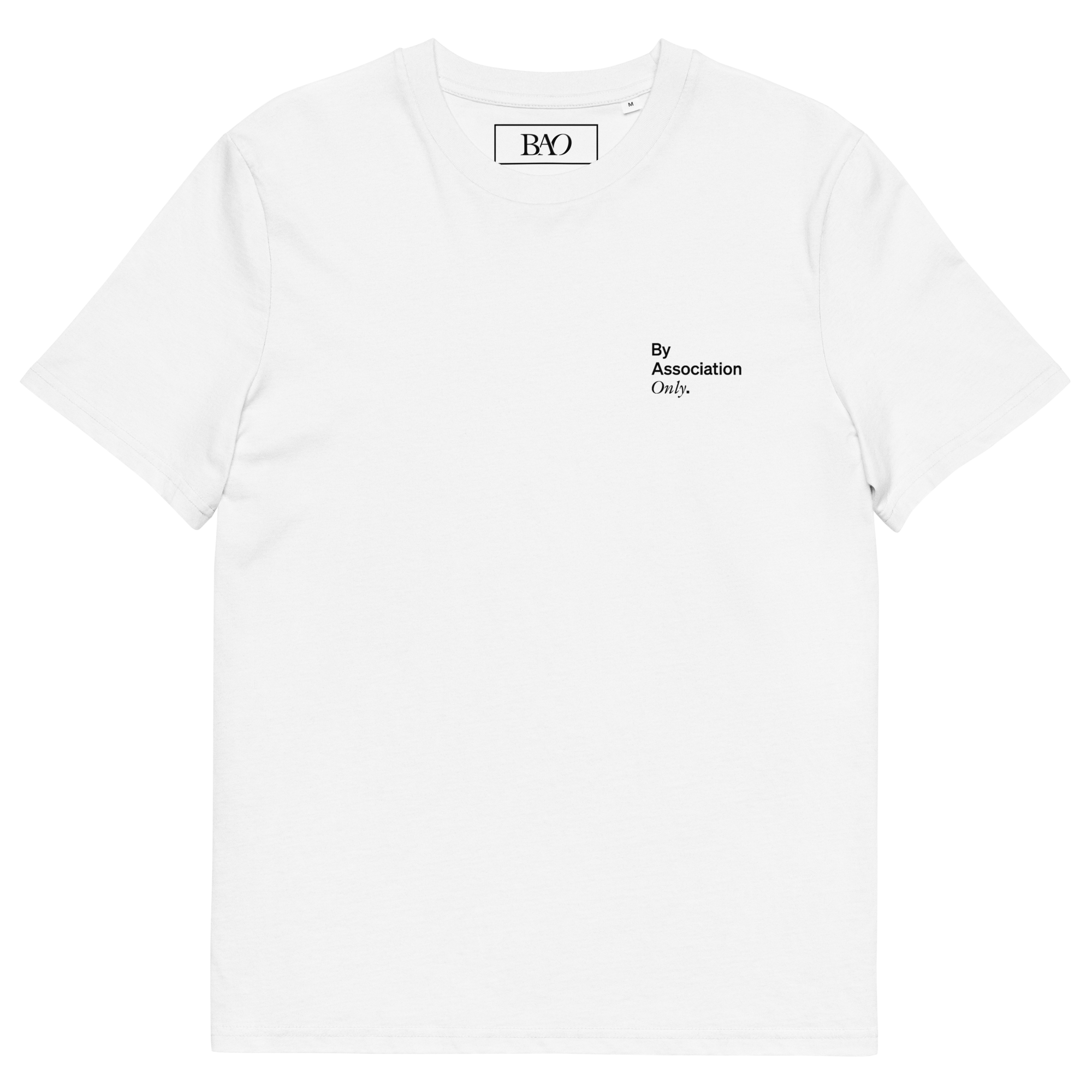BAO 3 Line Logo Tee White