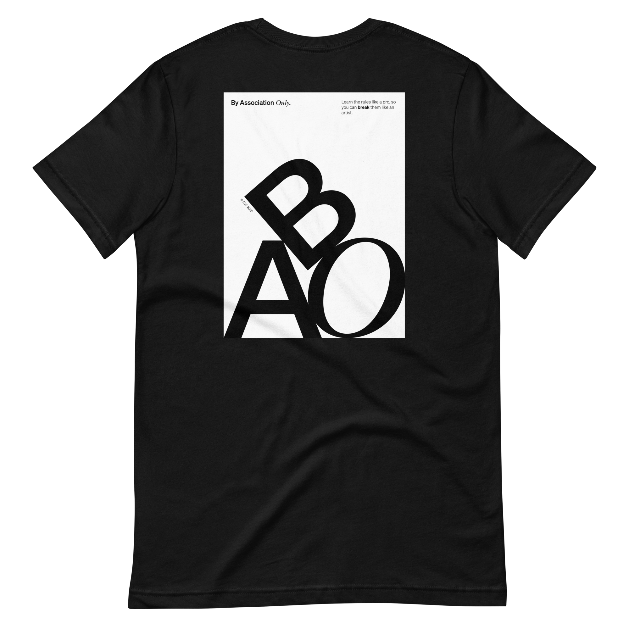 BAO Rules Tee Black