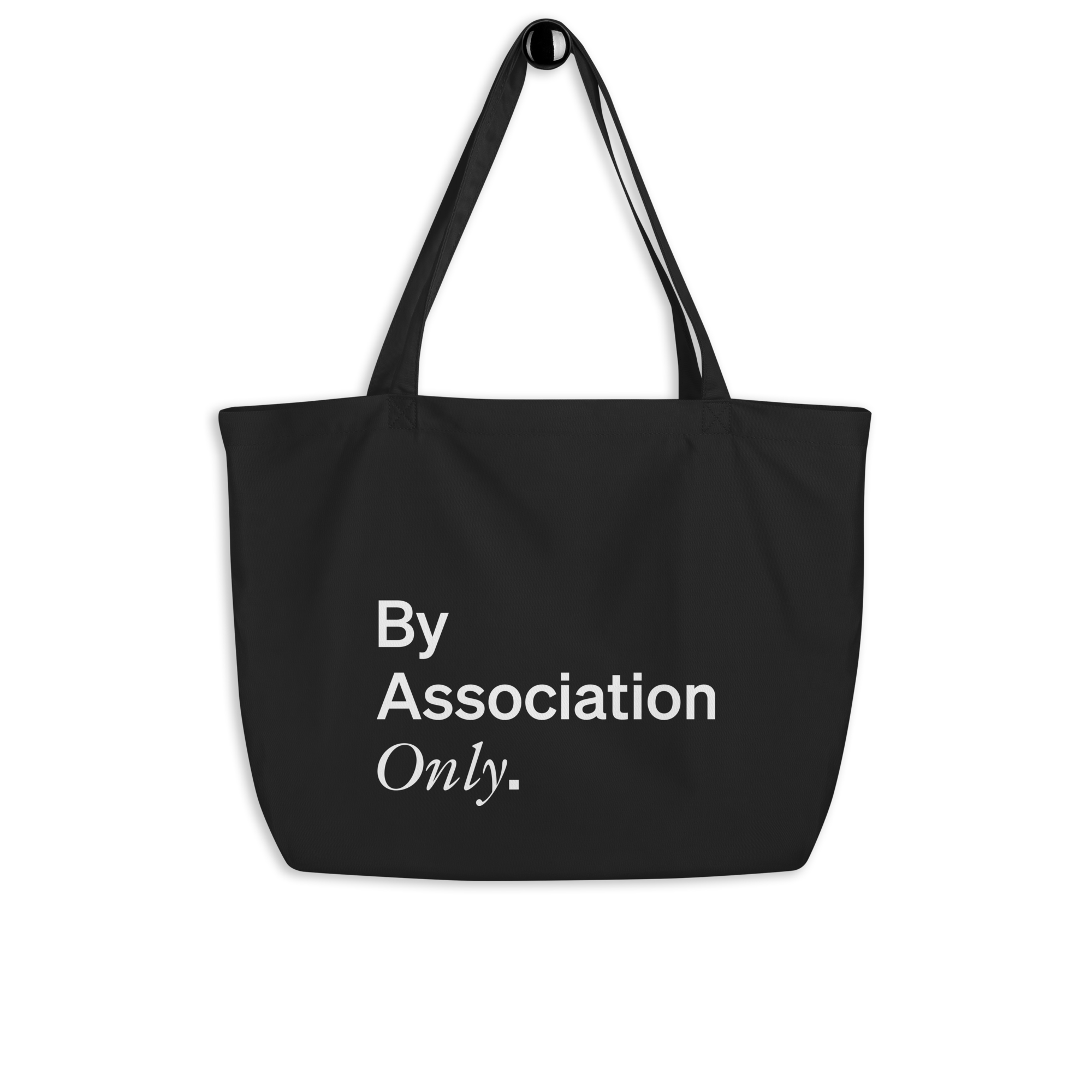 Organic BAO black tote bag